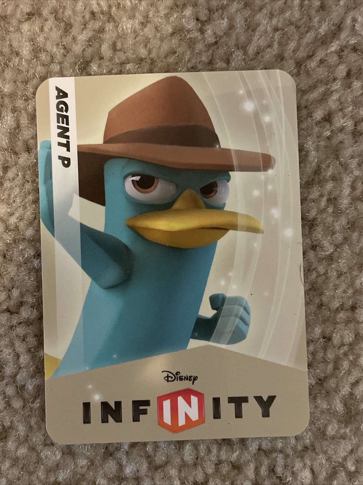 Disney Infinity Phineas & Ferb Crystal Agent P Perry The Platypus Clear Figure