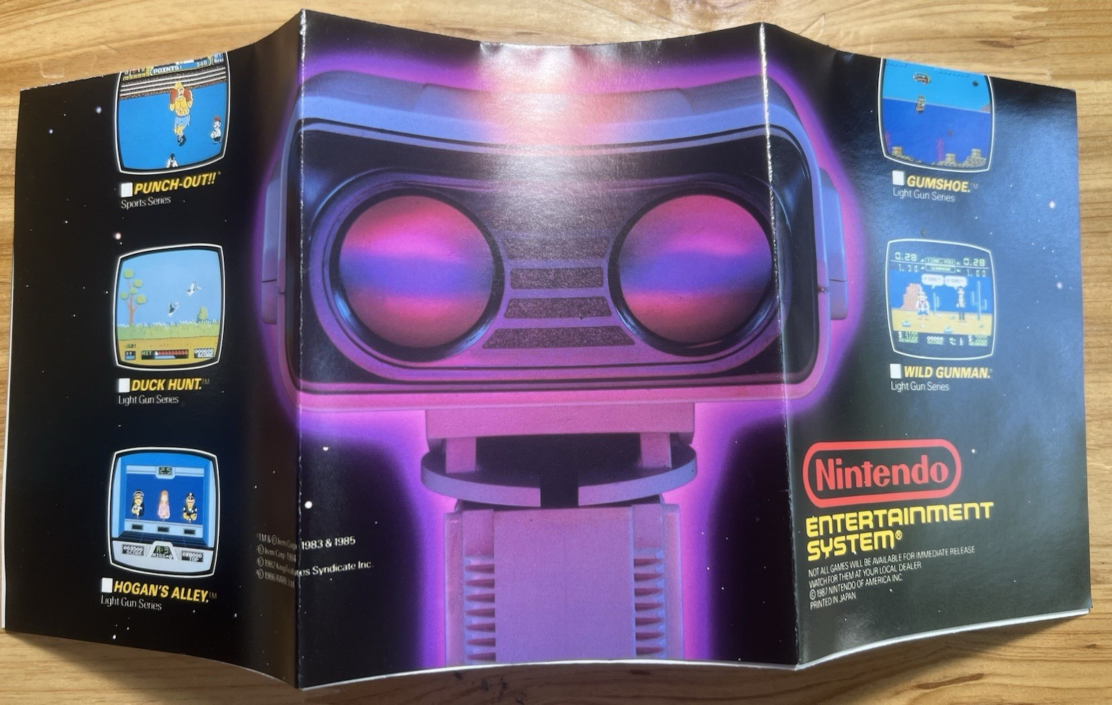 1987 Nintendo NES Now You’re Playing With Power Game POSTER ROB ROBOT NICE RARE!