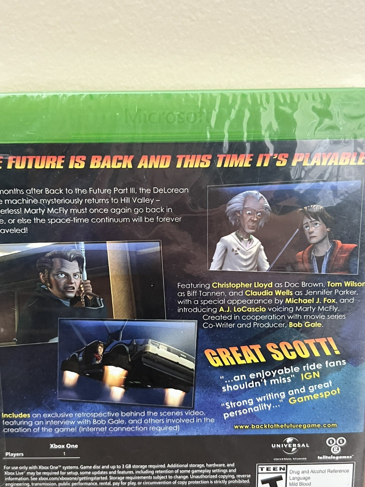Back to The Future: The Game 30th Anniversary Edition Xbox One SEALED BRAND NEW