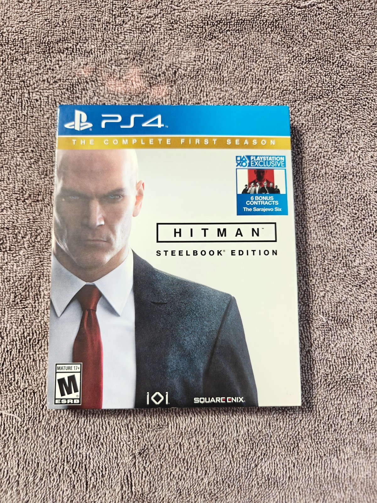 Hitman Steelbook Edition (PS4) w/ Manual | Tested/Working