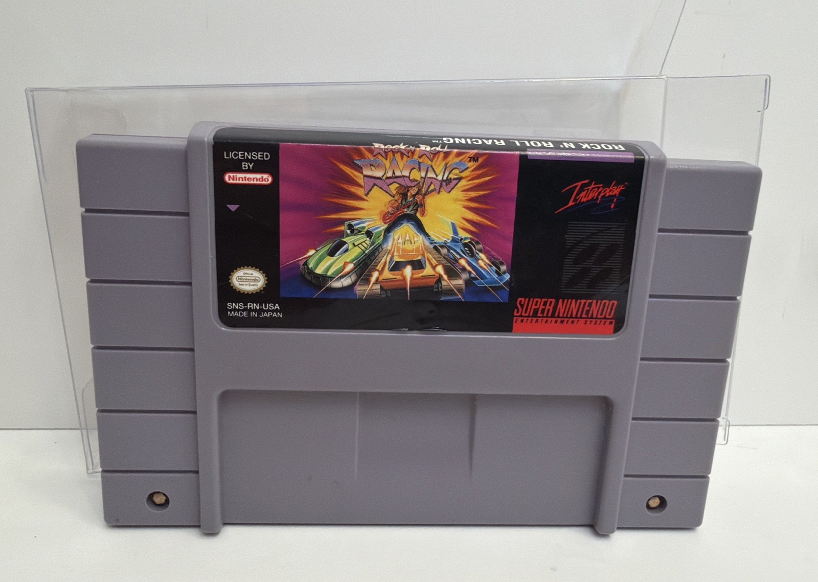 Rock ‘n Roll Racing Super Nintendo Game SNES Authentic Tested VGC
