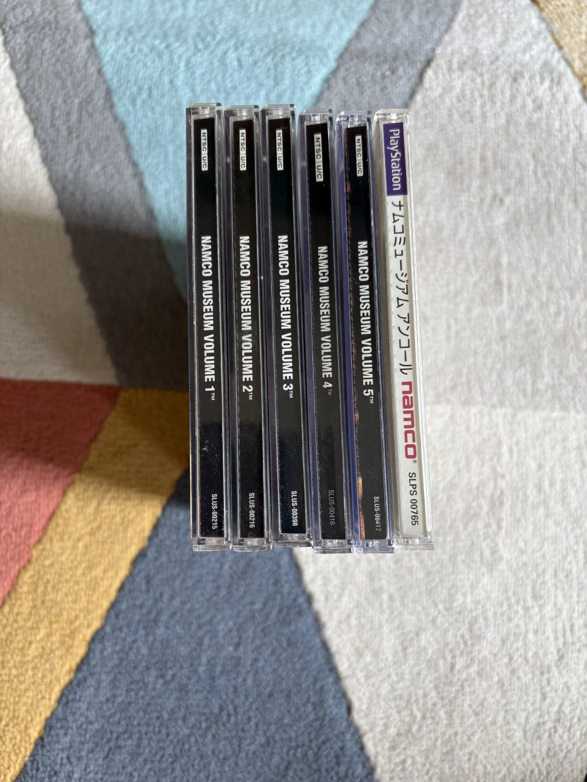 Namco Museum Vol. 1 2 3 4 5 Encore PlayStation 1 PS1 N A M C O Complete Tested