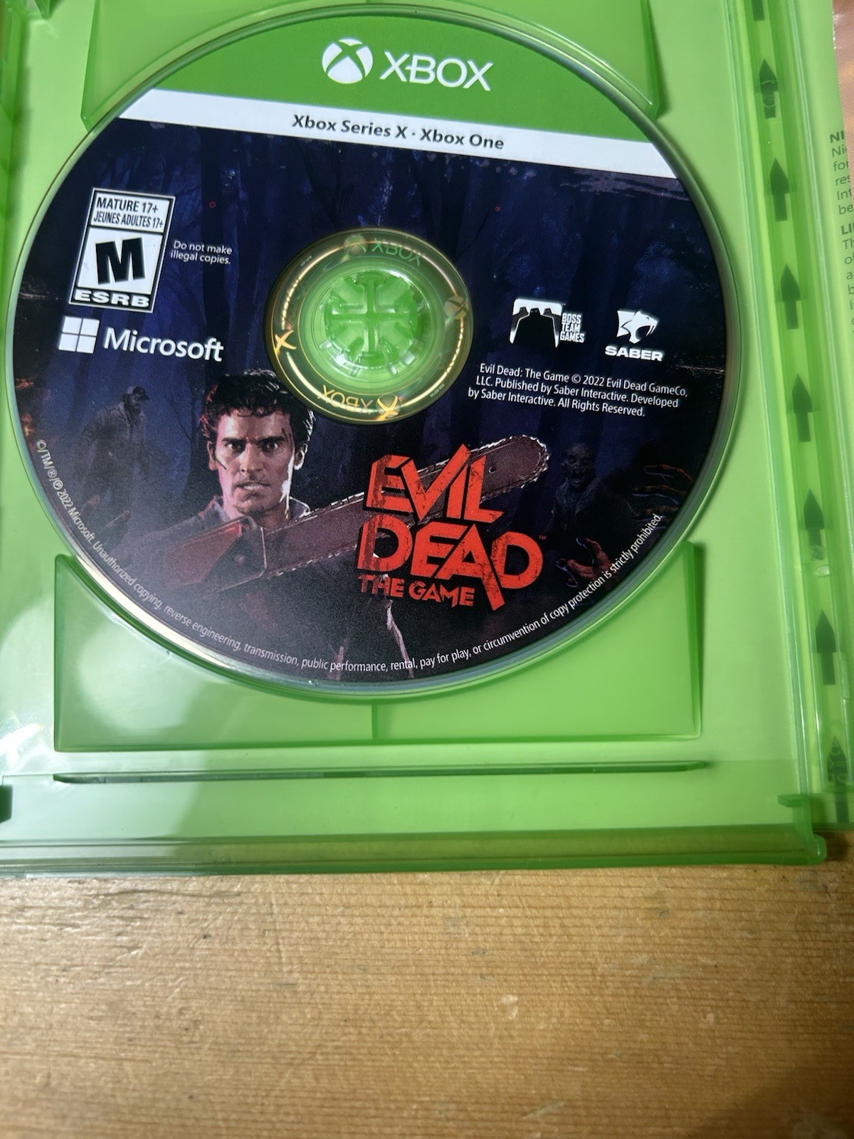 Evil Dead: The Game (Microsoft Xbox Series X Xbox One, 2022) Tested Ships Free