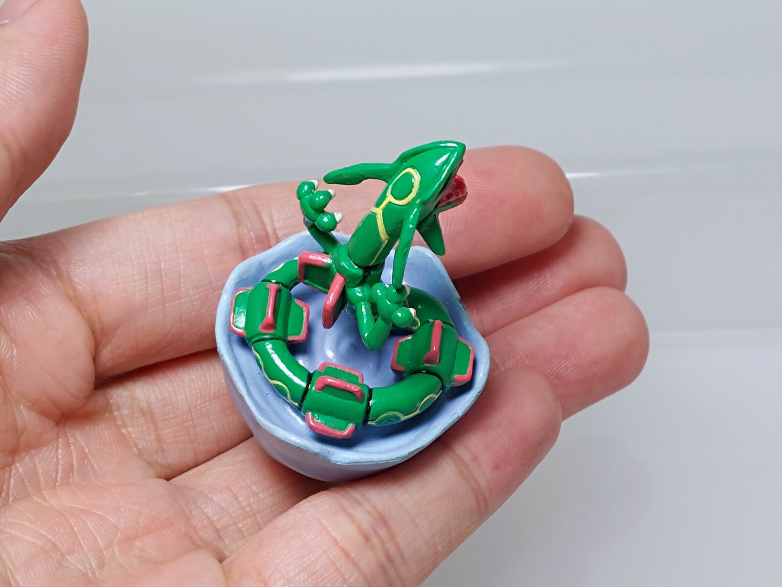Groudon Rayquaza Kyogre Pokemon Ball Choco Footprint Figure Tomy 0.8-1.9in