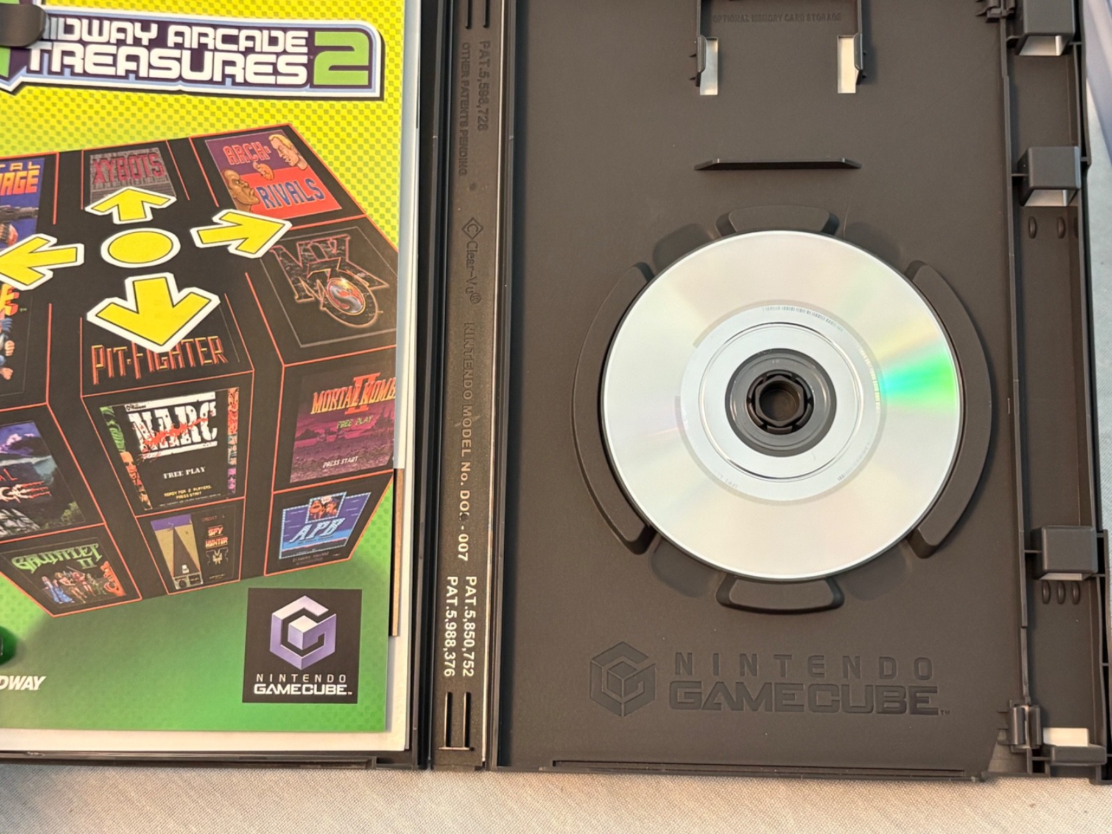 Midway Arcade Treasures 1 & 2 (Nintendo GameCube) CIB w/ Reg Cards – Minty Cond