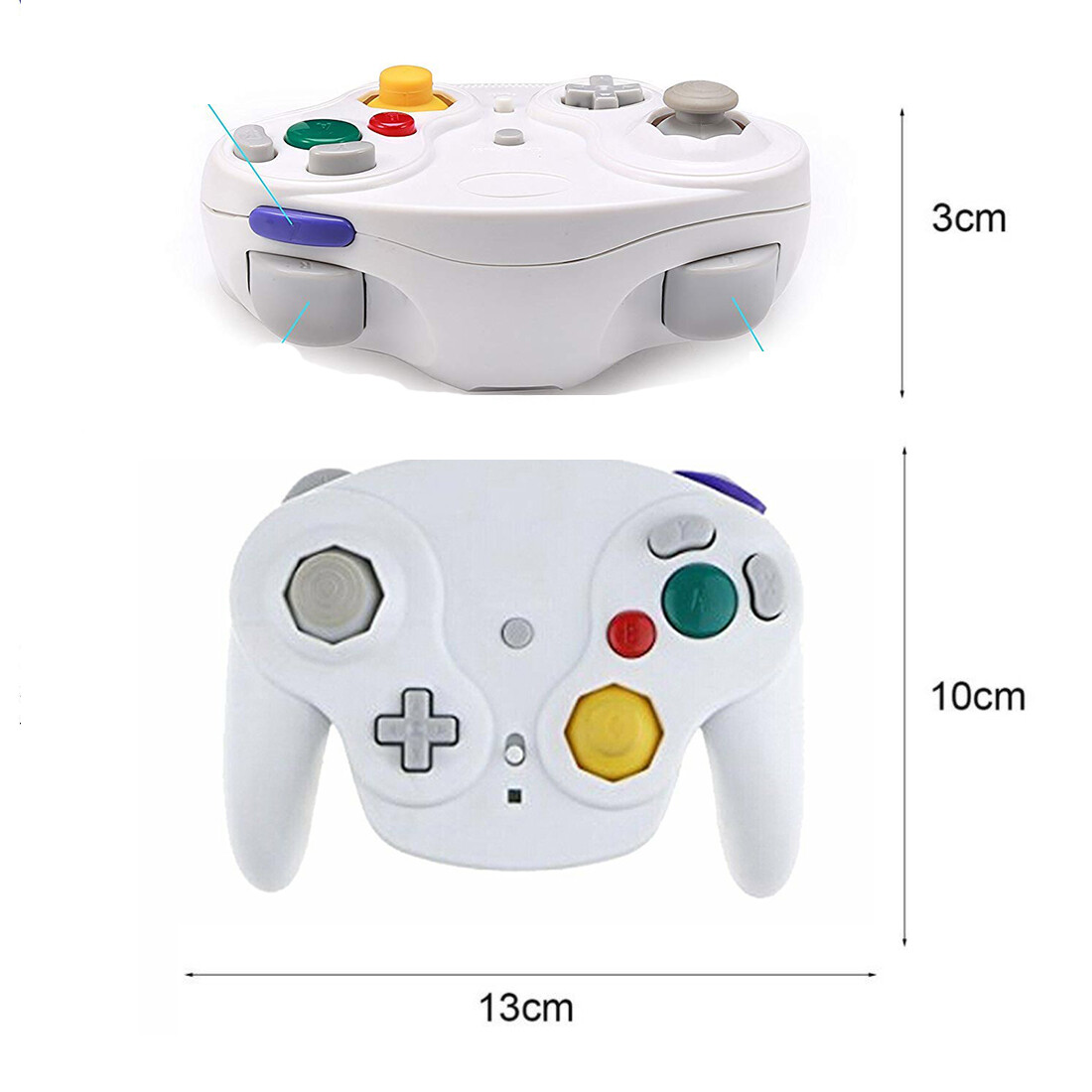 Wired /Wireless Gamecube Controller Gamepad Joystick for Nintendo GameCube Wii