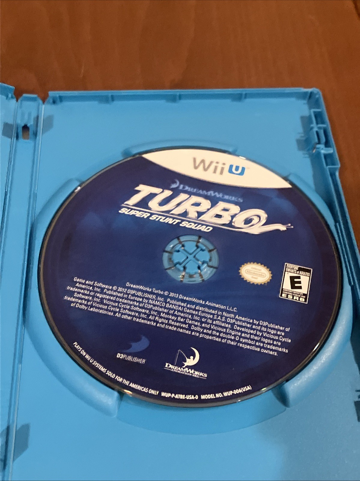 Turbo: Super Stunt Squad (Nintendo Wii U, 2013) Cib