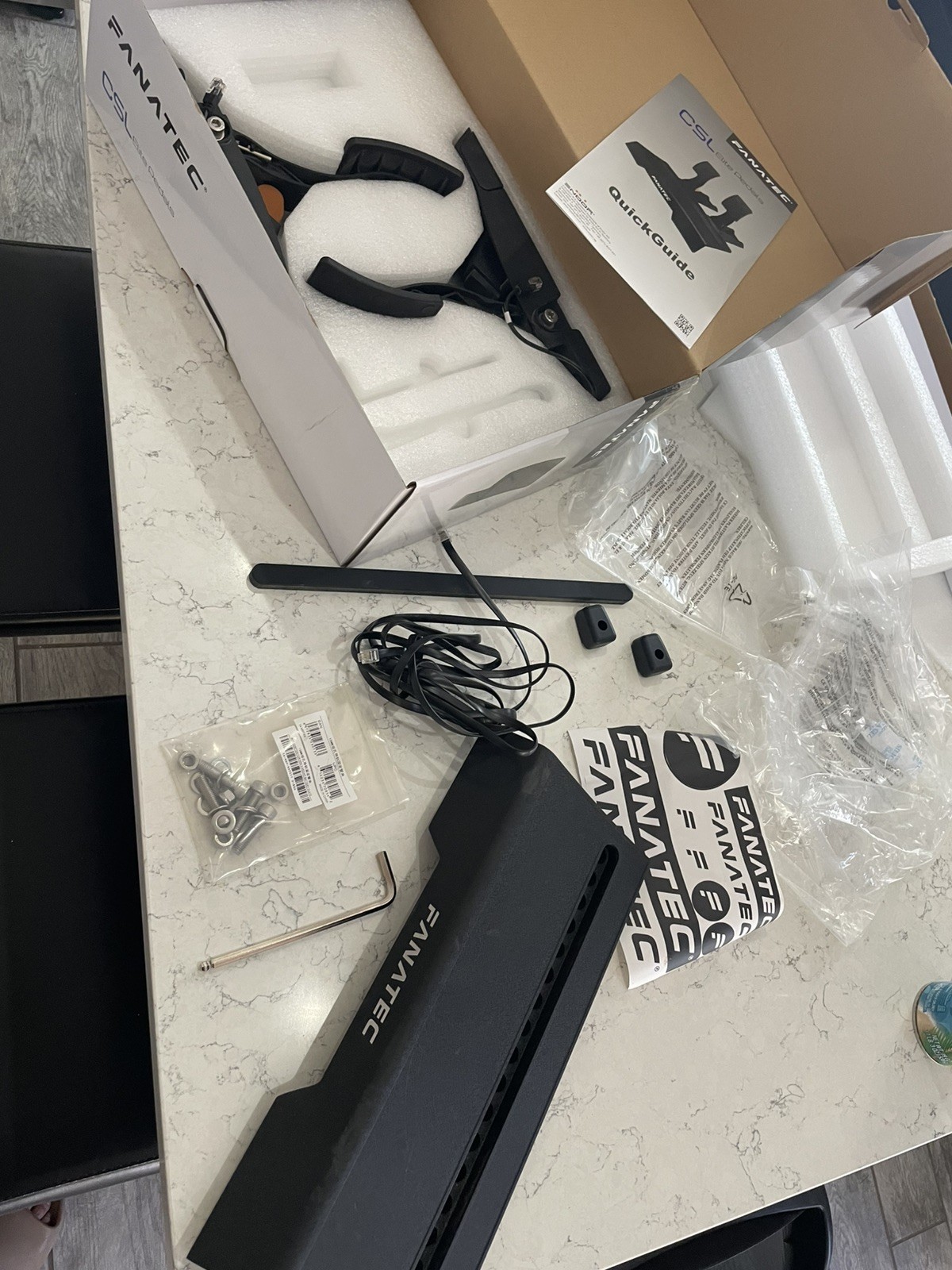Fanatec CSL Elite Pedals w/Original Box for Safe Shipping. Excellent Condition!