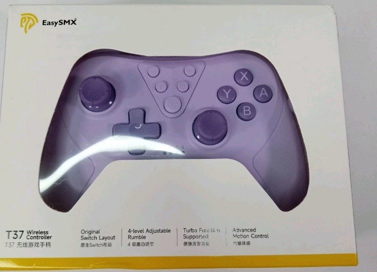 Easy SMX T37 Wireless Joysticks Game Controller For Switch/Pc Purple