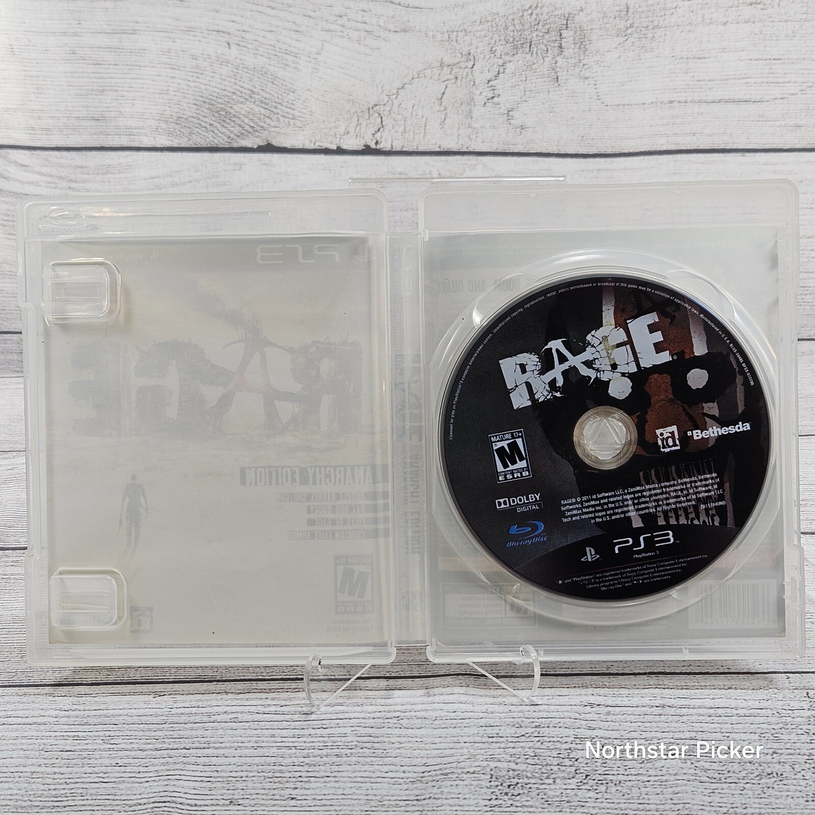 Rage (PS3, Sony Playstation 3, 2011) w/ Case, Cover & Disc | Tested