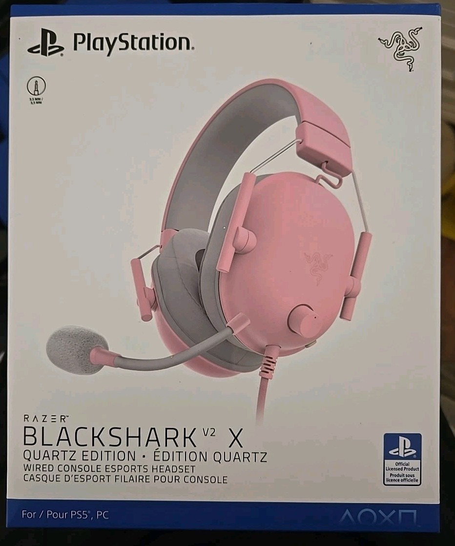 Razer – BlackShark V2 X Wired Over-the-Ear Gaming Headset for PC, PS5, PS4, S…