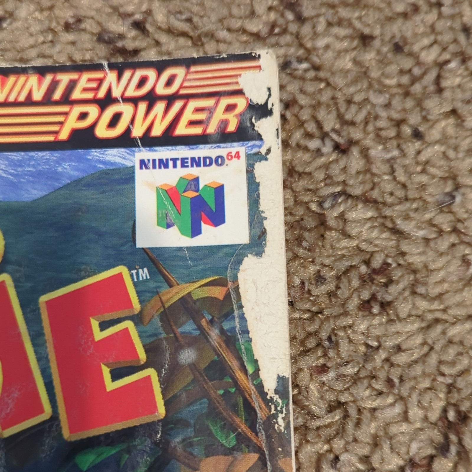 Banjo Kazooie Nintendo 64 N64 Power Player’s Strategy Guide Map