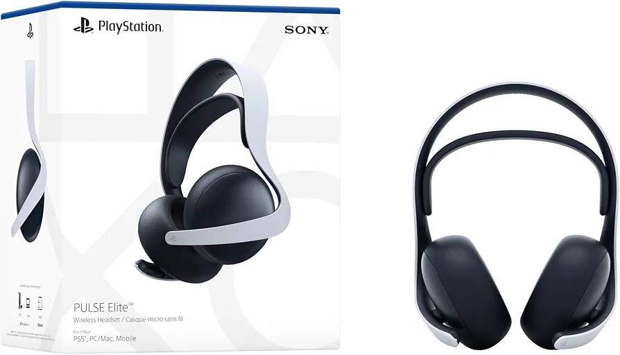 BLACK Sony PlayStation 5 Pulse Elite Wireless Gaming Headset – BLACK