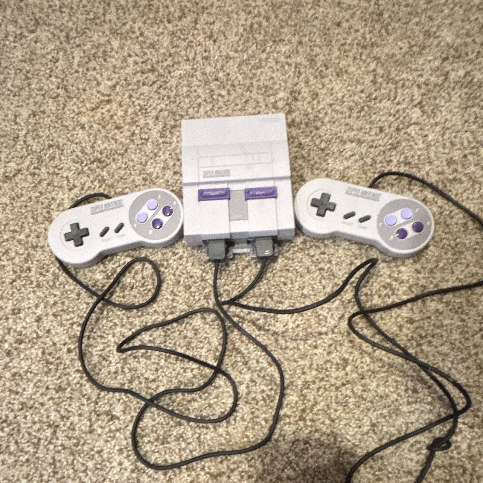 Nintendo Super NES Classic Edition CLV-201 HDMI Built-In Games 2 Controllers