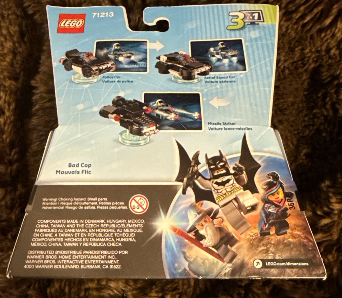 LEGO DIMENSIONS: Bad Cop Fun Pack (71213) With Police Car New And Sealed In Box
