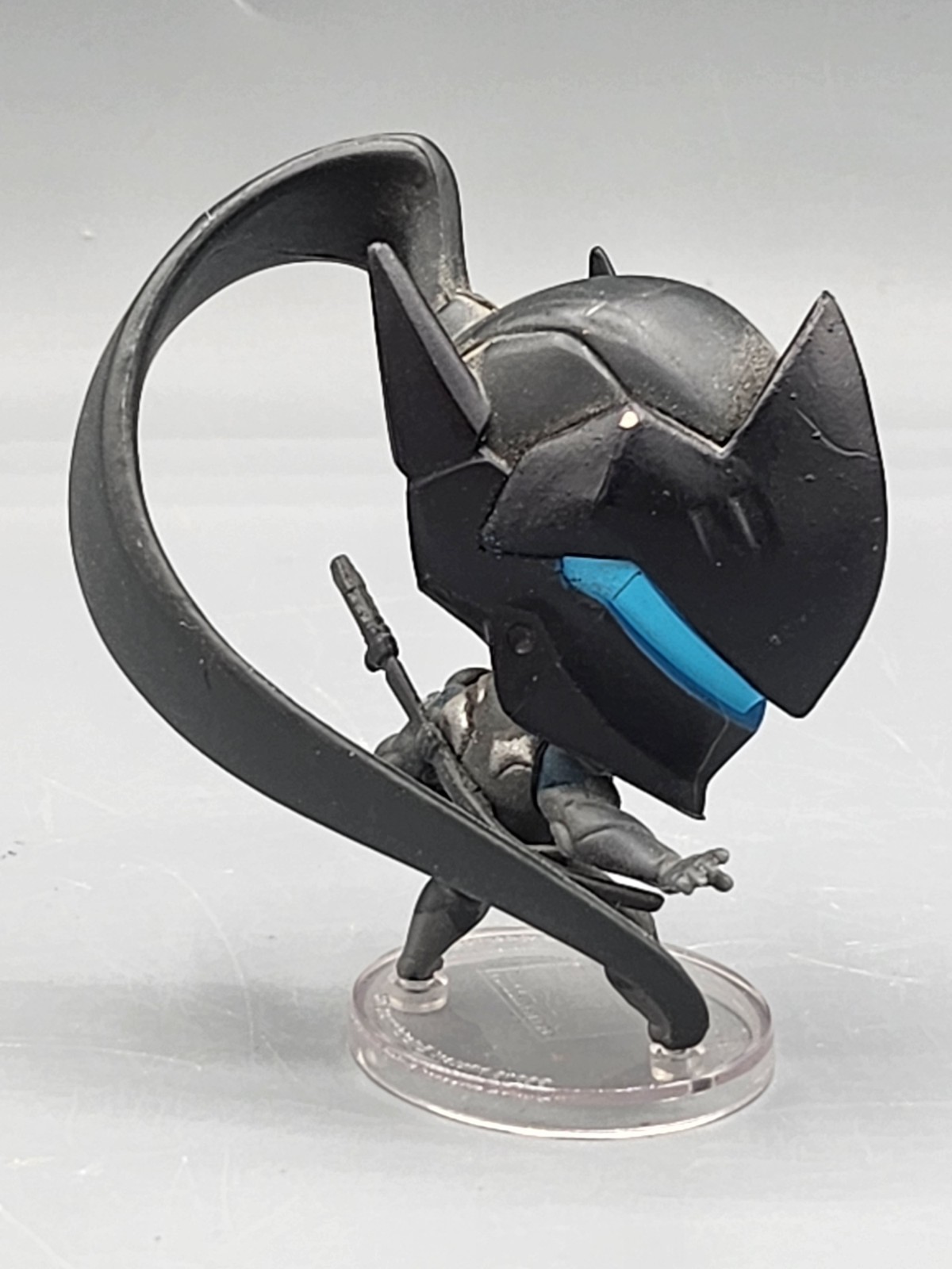 Blizzard Overwatch Cute But Deadly Series 4 Carbon Fiber Genji Figure w Stand