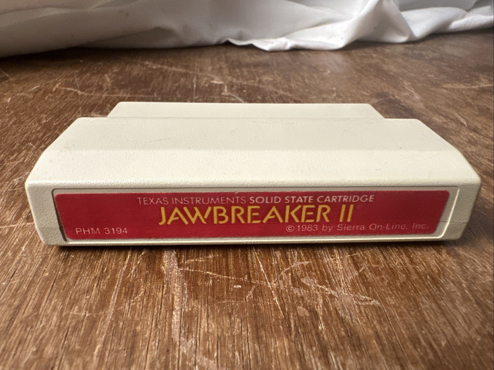 Jawbreaker II Texas Instruments TI-99/4A Game Cartridge Tested
