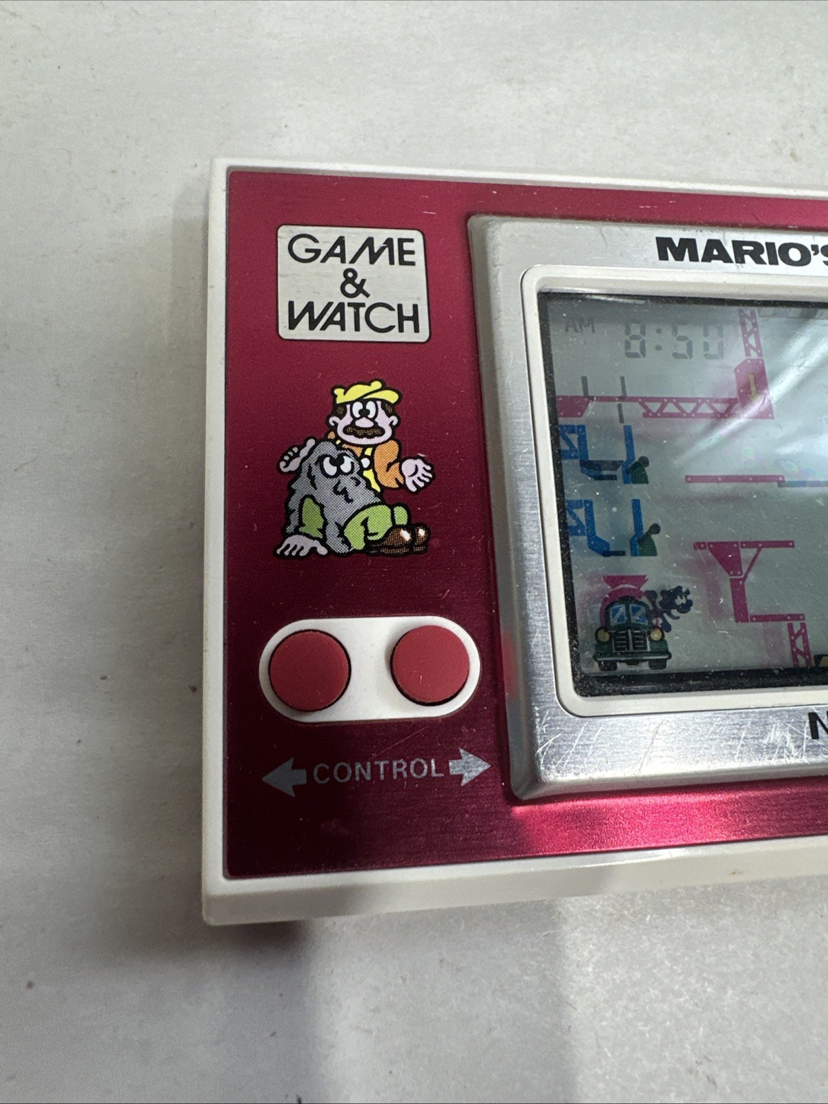 Nintendo Game and Watch Mario’s Cement Factory ML-102, 1983 Excellent Working