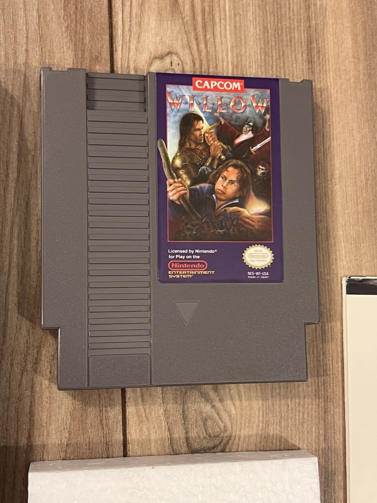 Willow (Nintendo NES, 1989) CIB Complete w/ Poster Tested Works Capcom