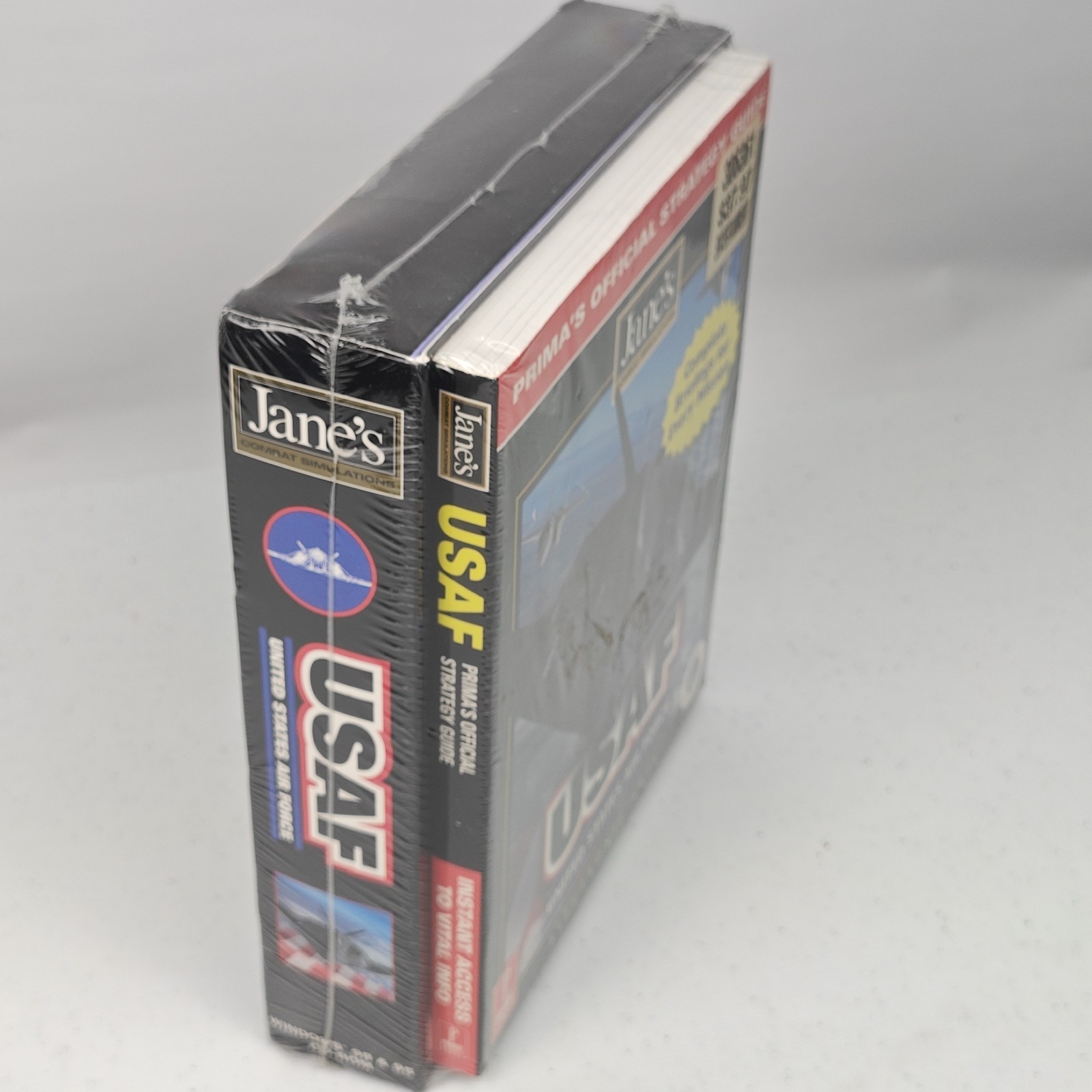 Jane’s Combat Simulations USAF 1999 Big Box PC & Strategy Guide-NEW SEALED VTG