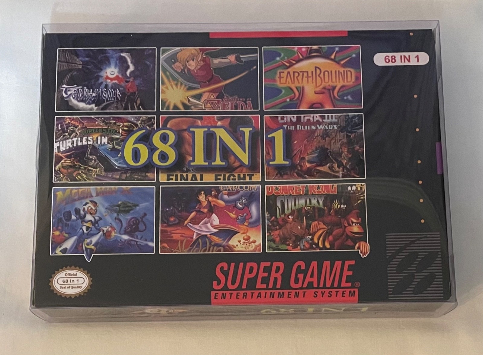 Super Nintendo System CIB Bundle / SuperScope 6 CIB / 68 in 1 SNES Game BrandNew