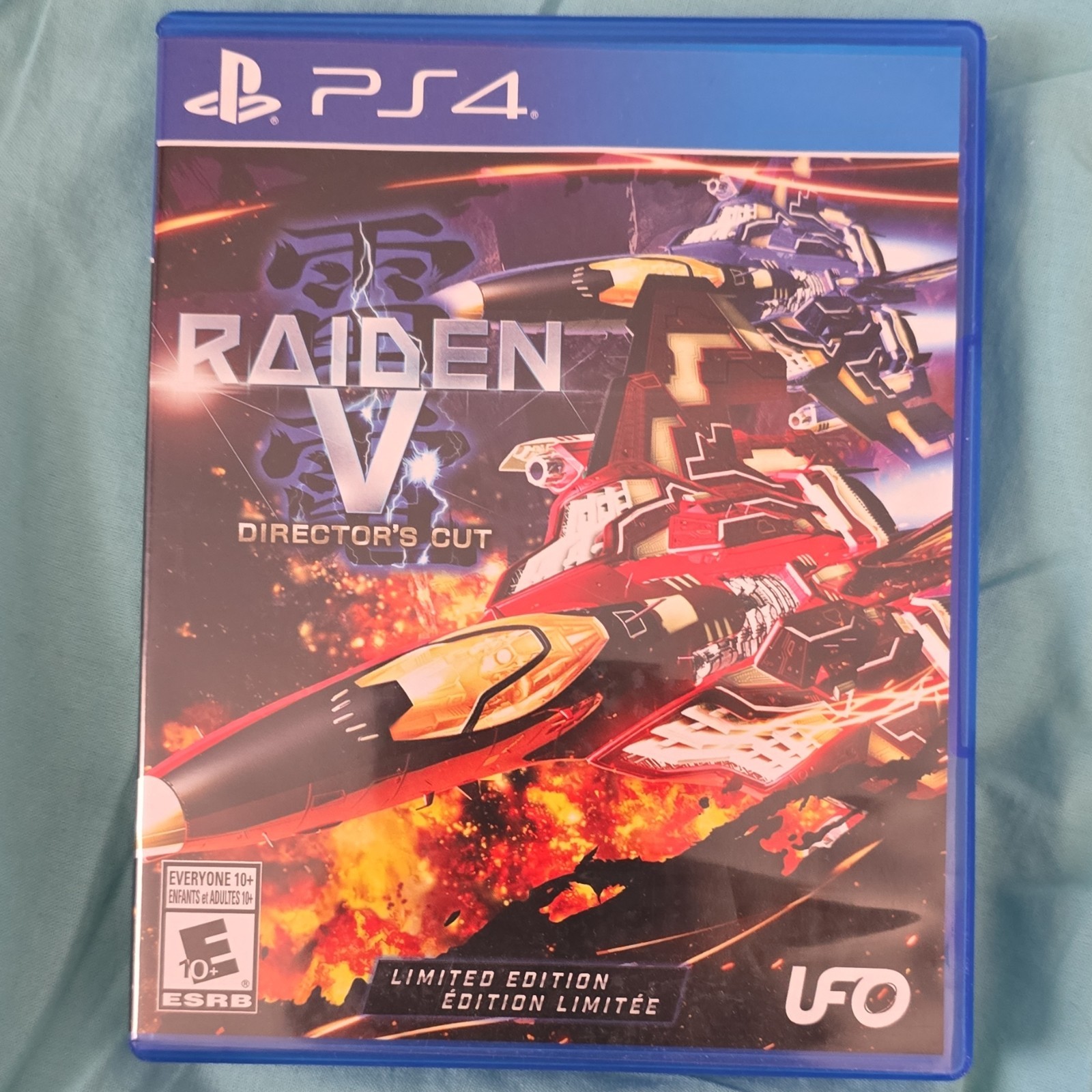 UFO Interactive Games Raiden V Director’s Cut PS4 Shooter Limited Edition w/ OST