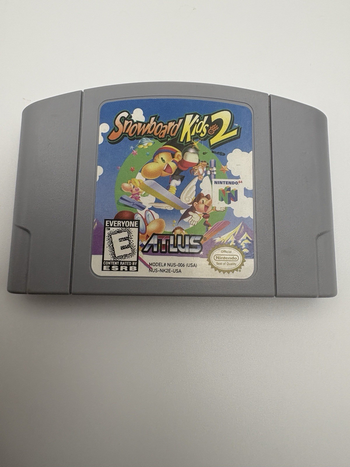 Snowboard Kids 2 Nintendo 64 N64 1999 Authentic Cart Only Tested Atlus VTG Rare