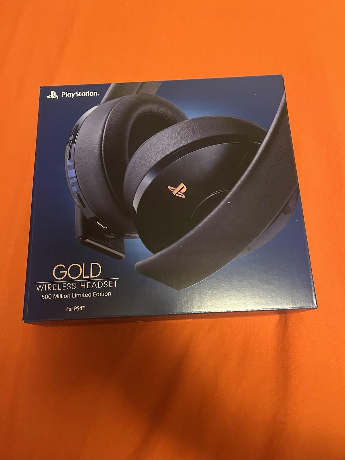 Unopened – rare Sony PS4 Pro 500 Million Limited Edition 2TB & Gold Headset