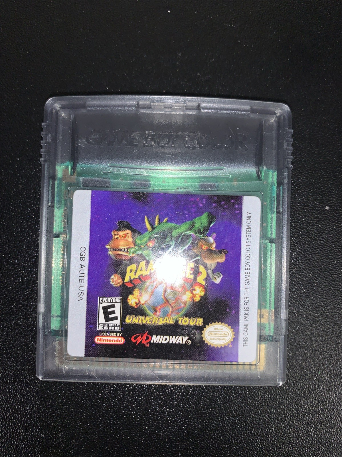 Rampage 2 Universal Tour (Nintendo GameBoy Color) Tested – Authentic Tested