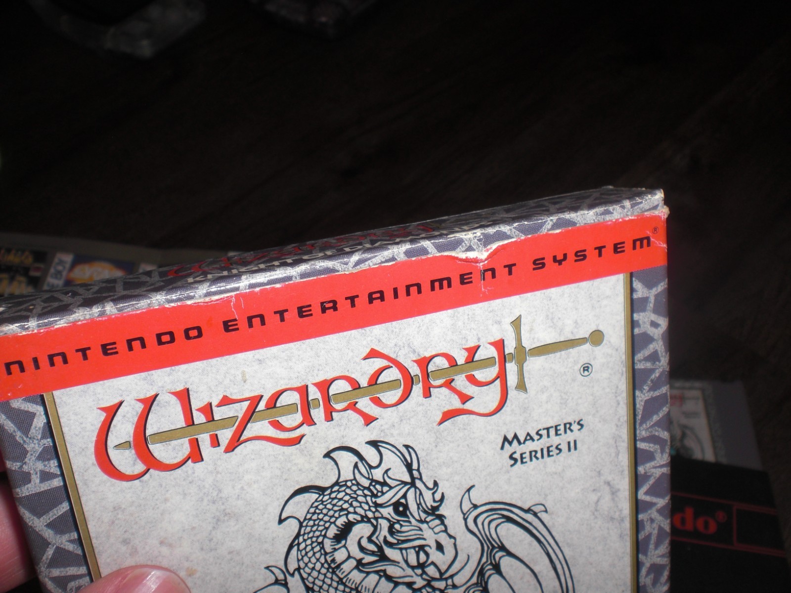 Wizardry Knight of Diamonds Nintendo NES COMPLETE CIB Box Game Cart Insert NM
