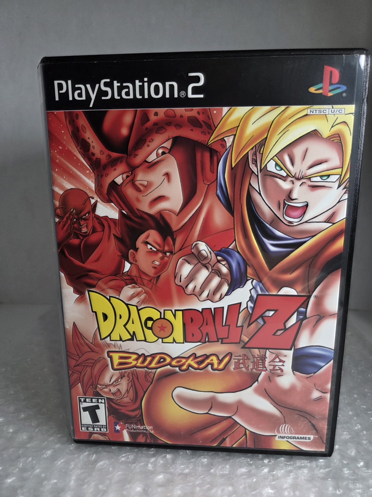 Dragon Ball Z Budokai PS2 Sony PlayStation 2 Complete Poster Tested Funimation