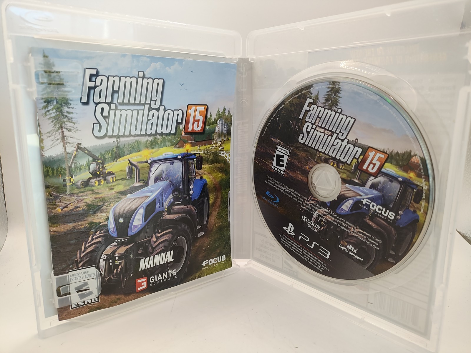 PS3 Sony PlayStation 3 – Farming Simulator 15 (2015) & Simulator With Manuals