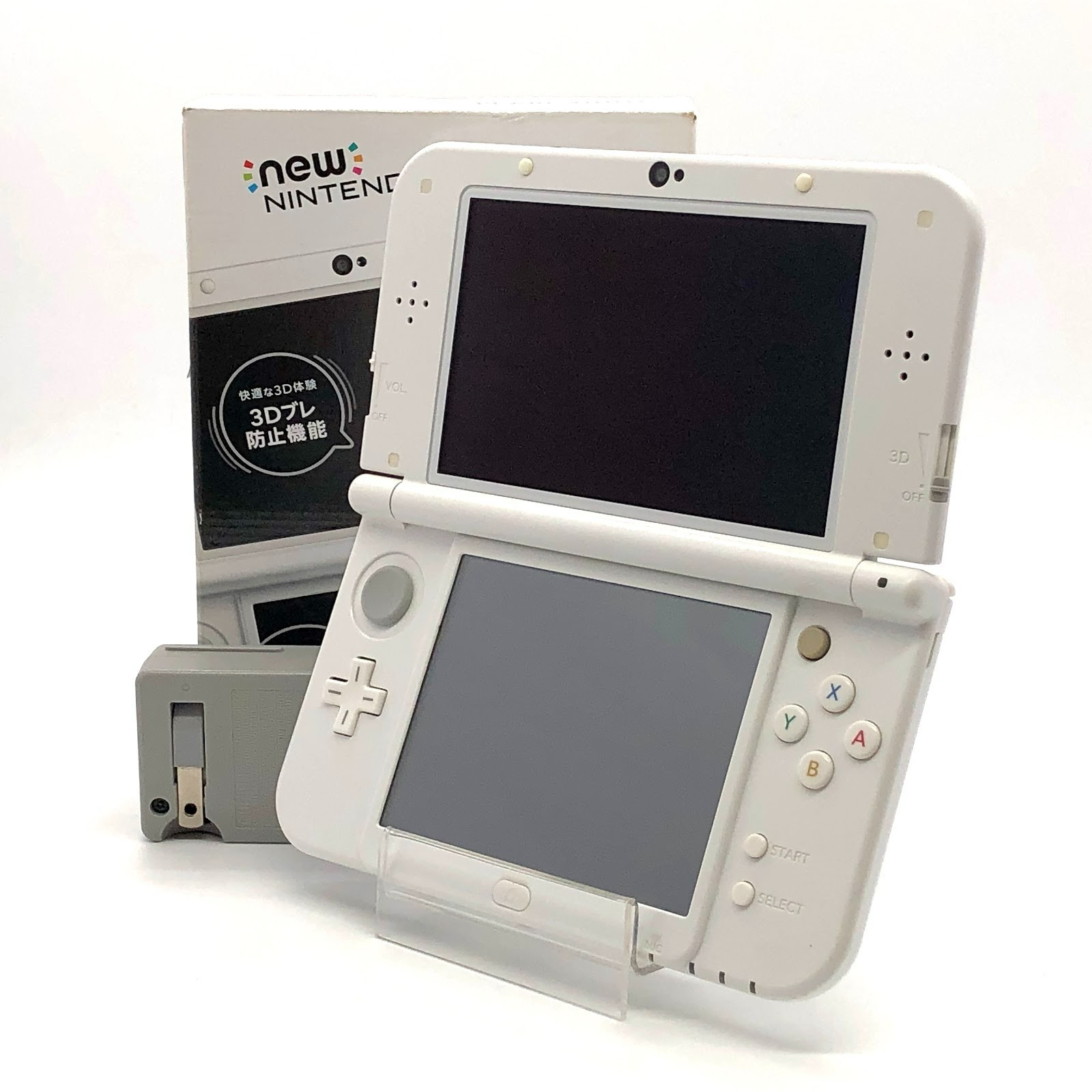 New Nintendo 3DS LL XL Console Dual IPS Pearl White w/ Charger&Box Mint