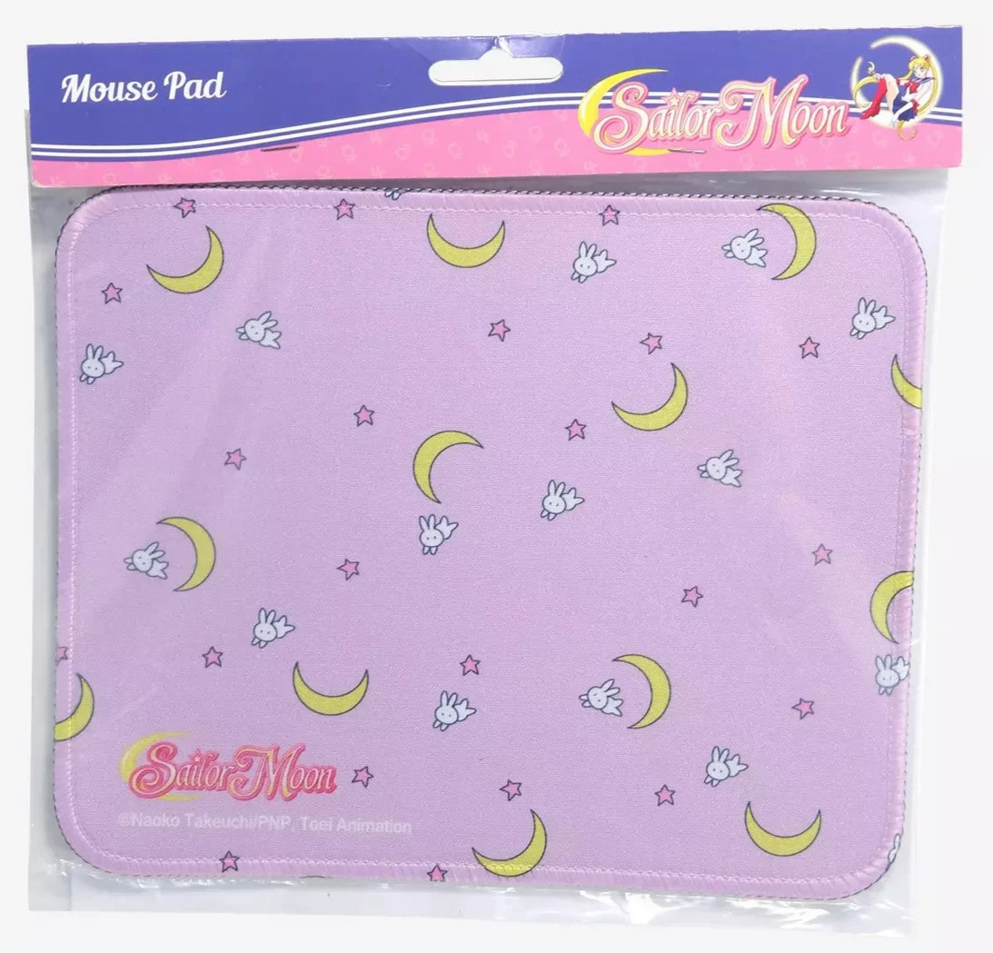 Sailor Moon Bunny Crescent Moon Mouse Pad Usagi Official NEW