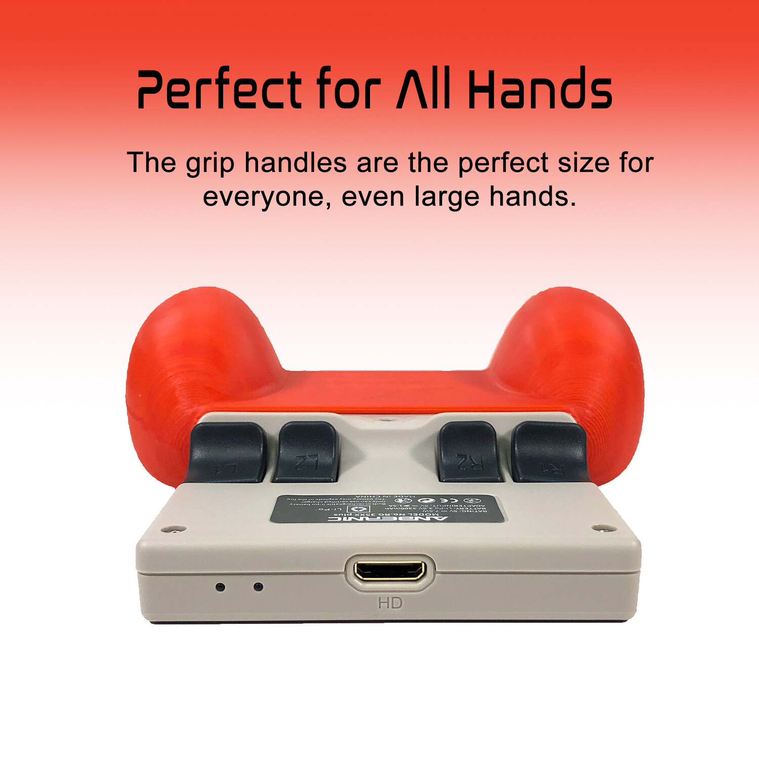 Anbernic RG35XX Plus Comfort Grip Case – 3D Printed
