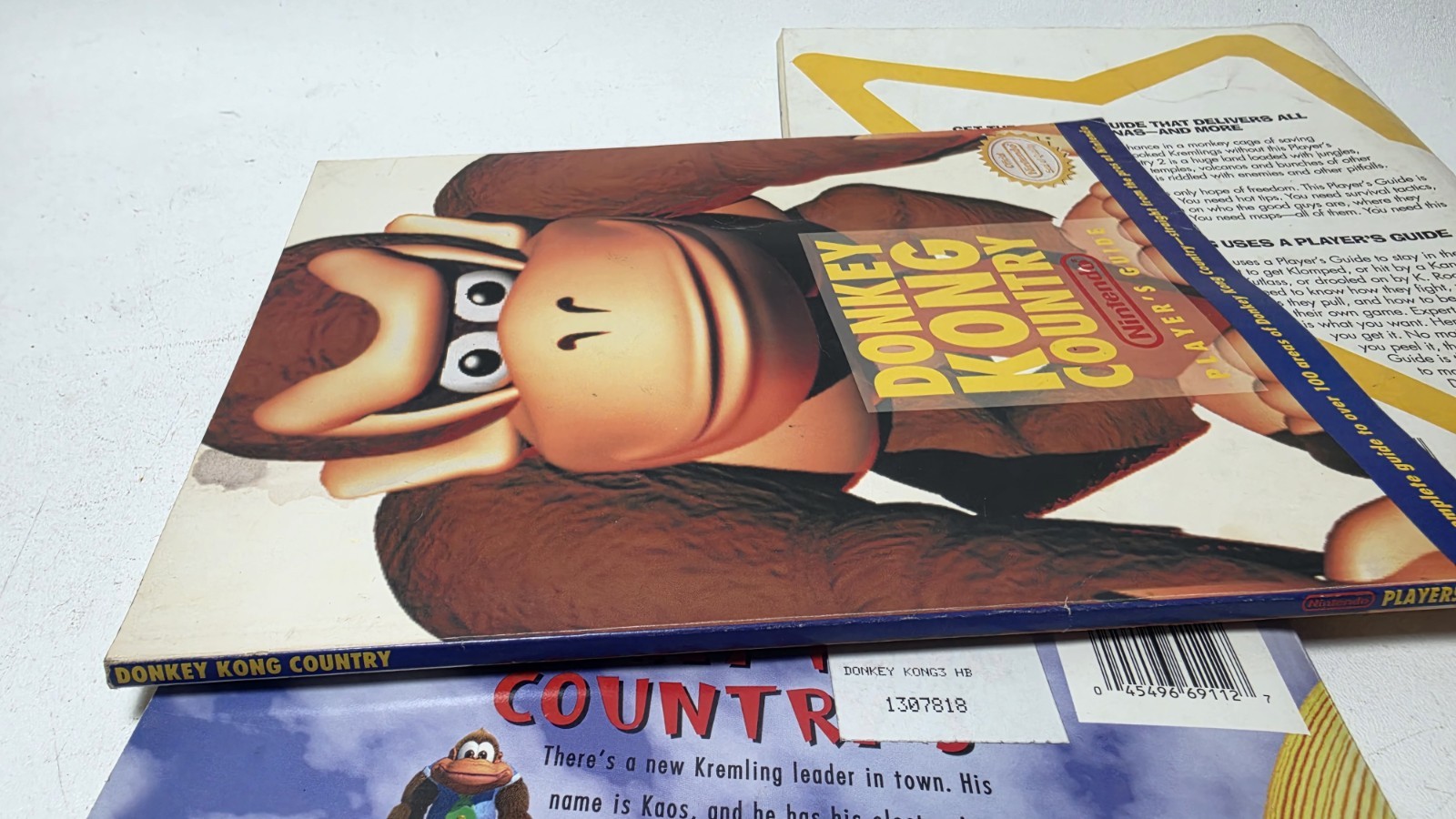 Donkey Kong Country 1 2 3 SNES Trilogy Strategy Guide Bundle Nintendo Power Lot