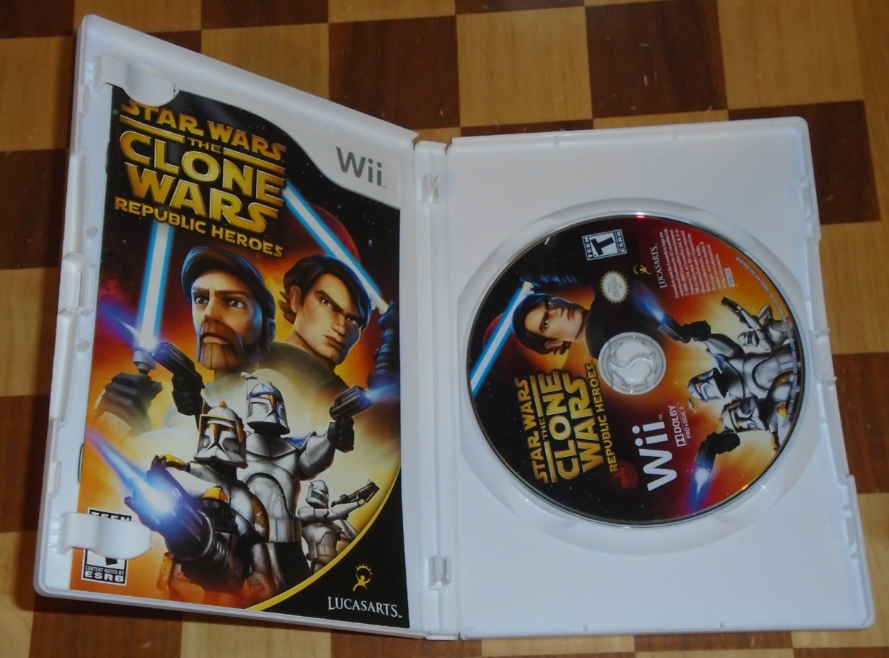 8x Nintendo Wii game: Beatles, Tintin, Barbie, Star Wars, Alvin, Disney Princess