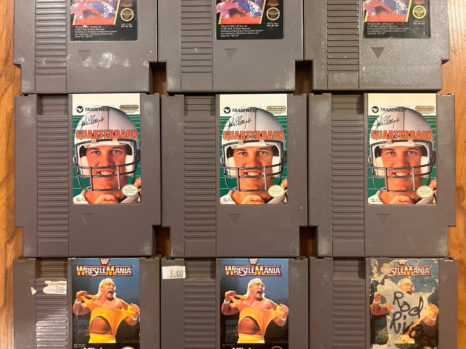 Lot of 12 NES Cartridges – Working Function Unknown – Nintendo