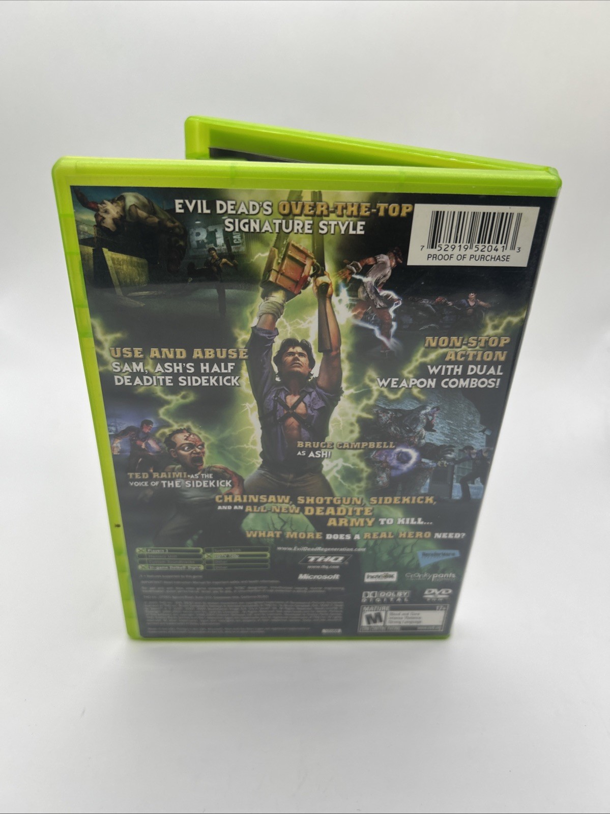 Evil Dead: Regeneration (Microsoft Xbox, 2005) CIB, Tested