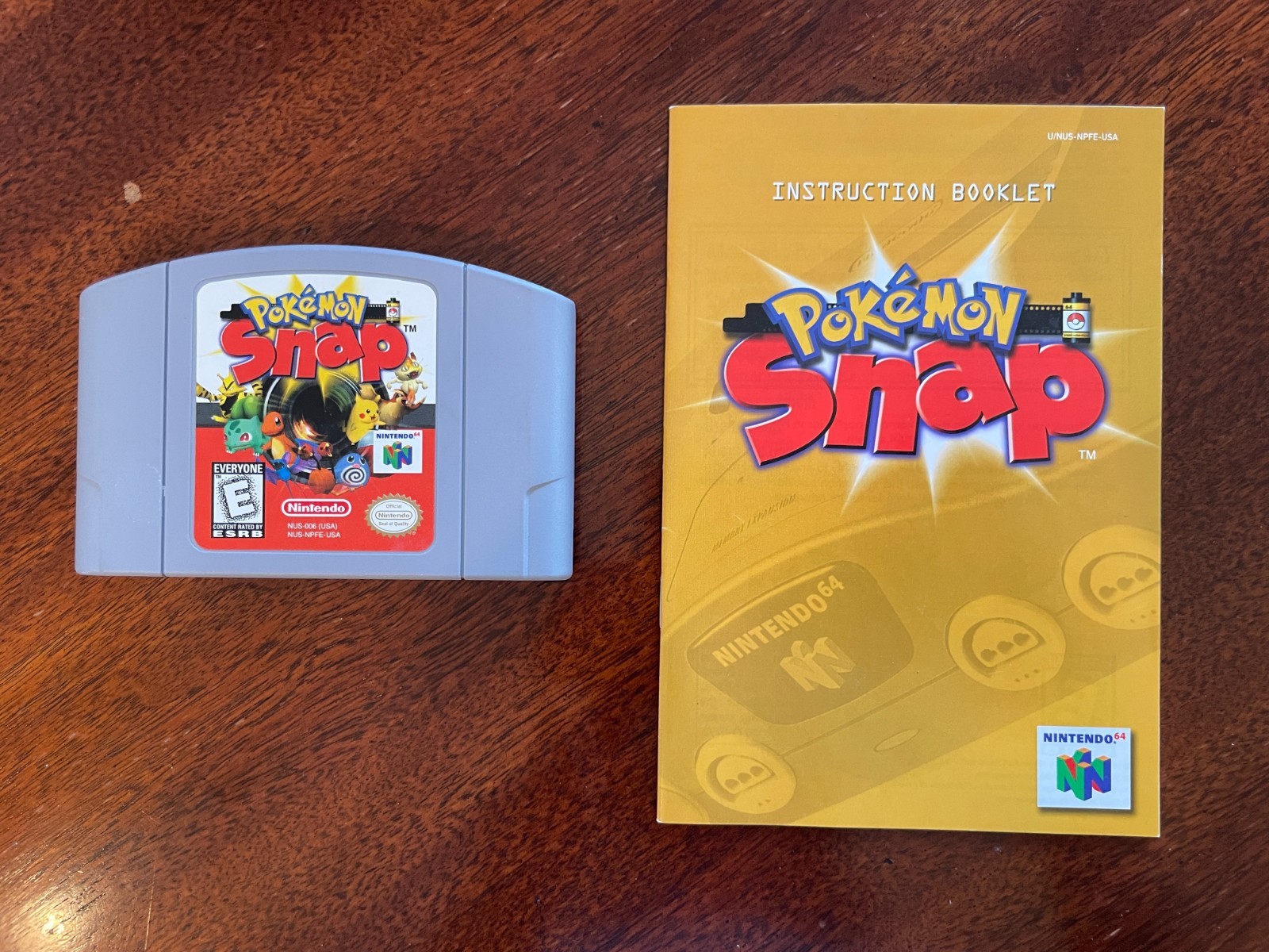 Pokemon Snap (Nintendo 64, N64 ) 1999, Authentic Game & Orig Instruction Booklet