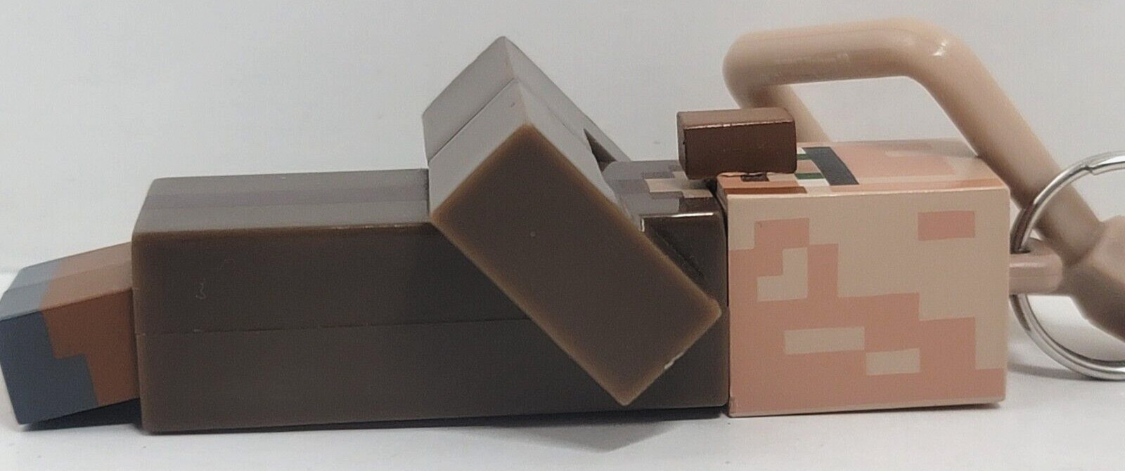 Minecraft Figures Backpack/Bag Clip/Hangers Lot of 3 Steve Sword Villager
