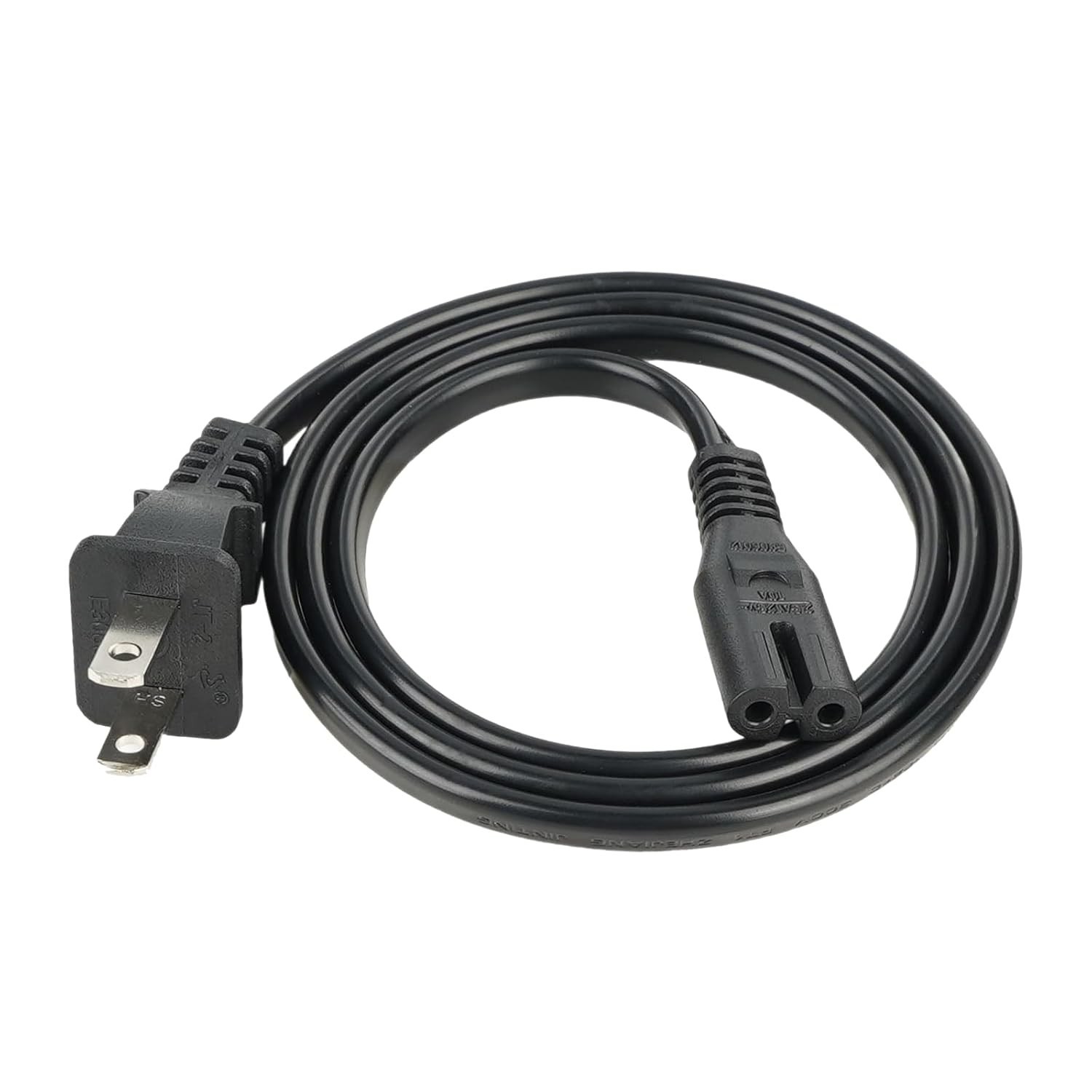 Gaming Console Power Cord 3ft Black 125V 7A C7 Compatible with Xbox PS