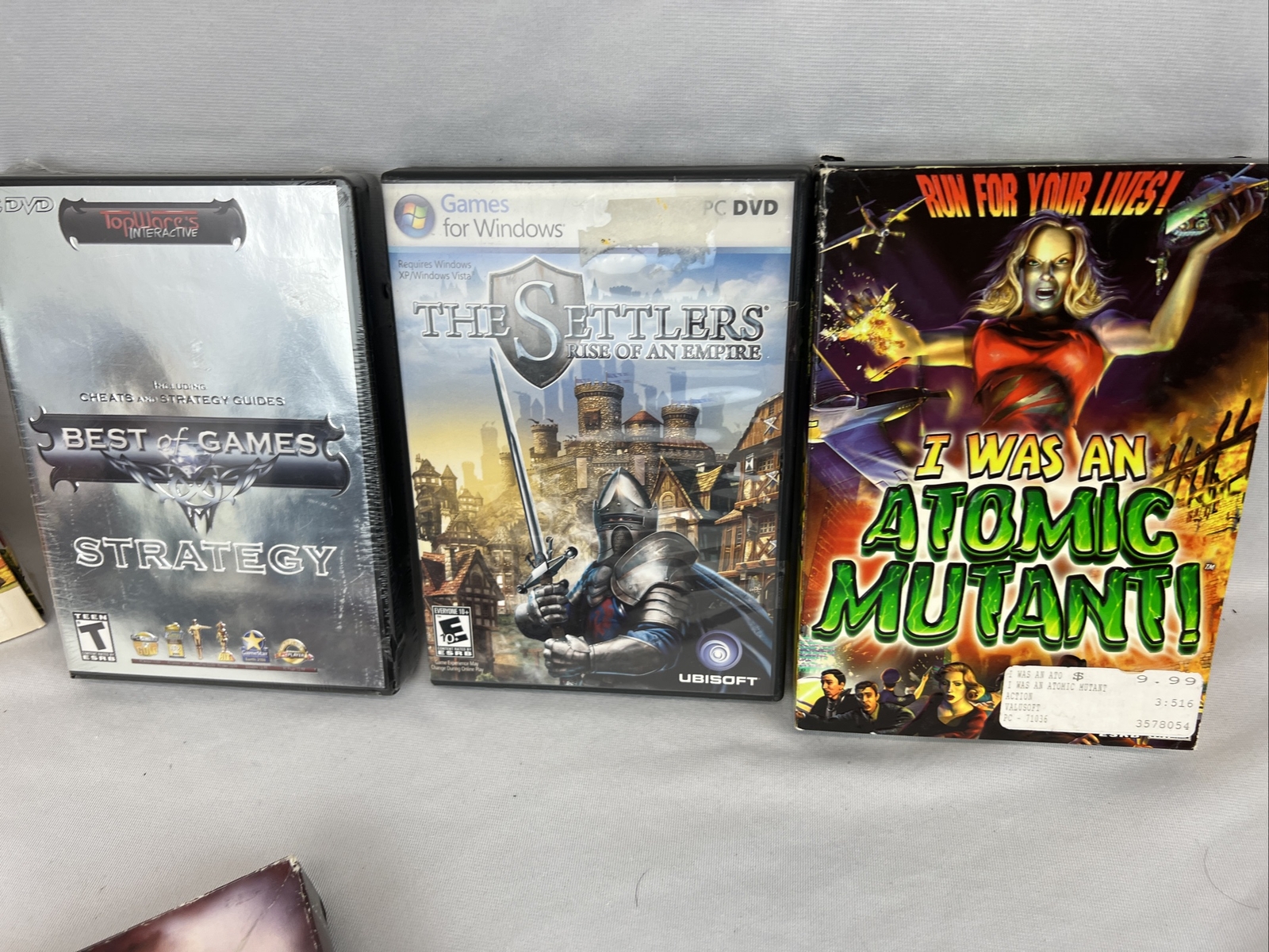 Lot Of 9 Vintage 2000s Computer Games PC Games Bloodrayne Perimeter Atomic