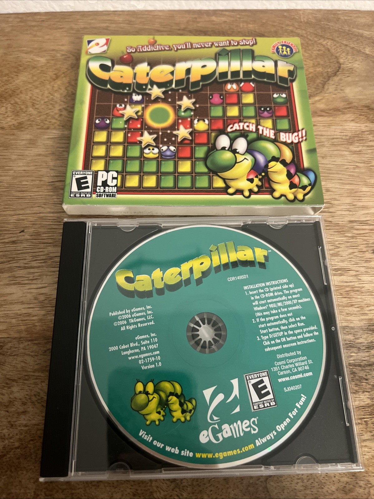 Caterpillar Pc Cd-ROM Video Game E-Everyone