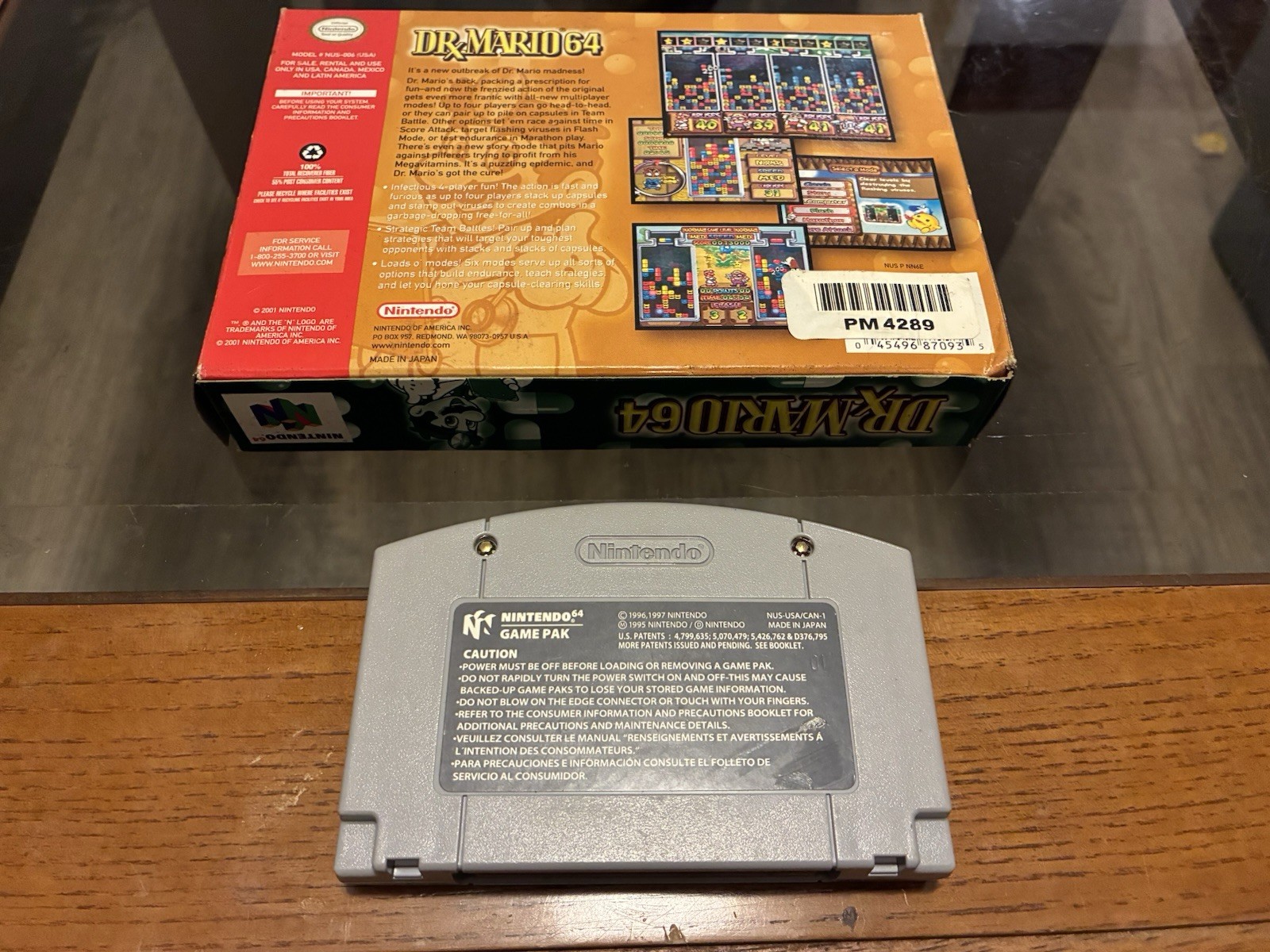 Dr. Mario 64 Nintendo 64 N64 Game – Original Box – working cartridge