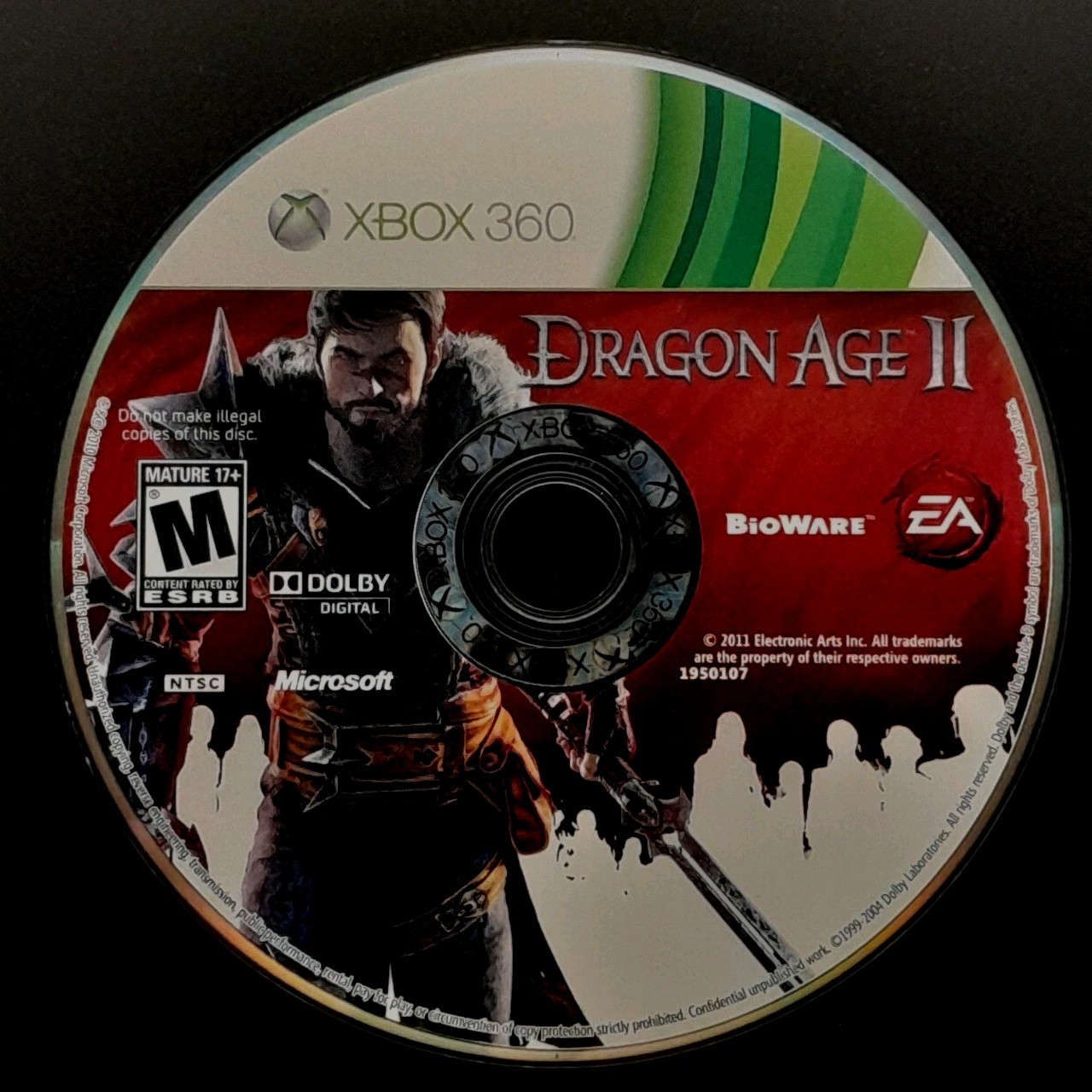 Dragon Age II – Xbox 360 – Disc Only – Resurfaced/Tested