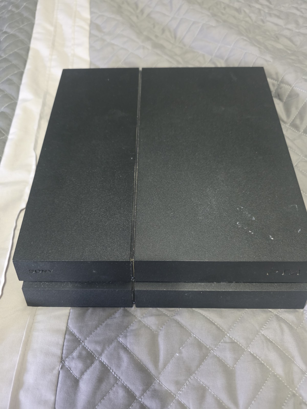 Sony PlayStation 4 PS4 Console Bundle 500GB Black Tested Working OEM Gold…