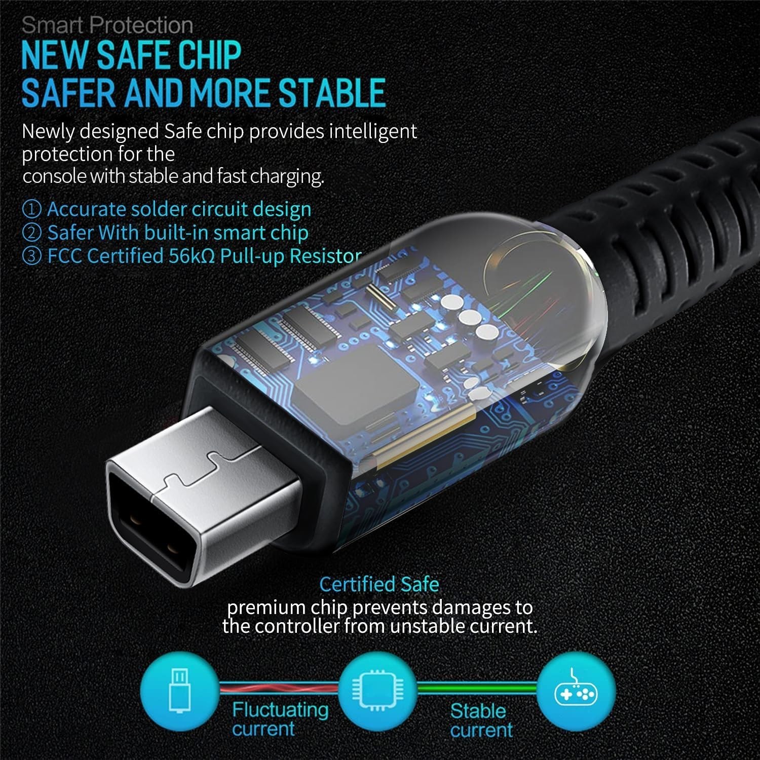 USB Type-C Charger Charging Cable Adapter for 3DS XL/3DS LL/New 3DS/3DS XL/3D…