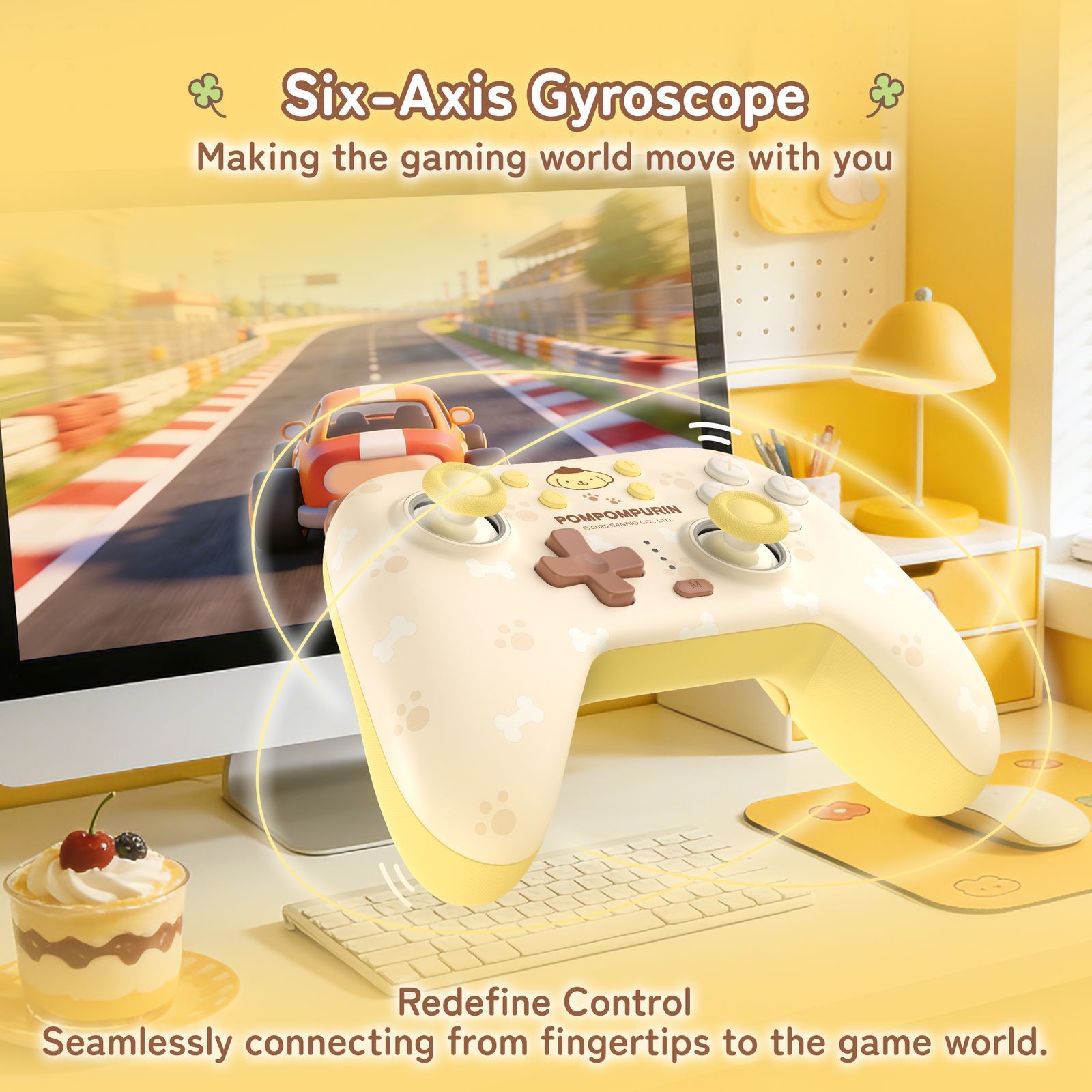Cartoon Switch Controller Wireless for PC,Android,iOS 2.4G Receiver Bluetooth