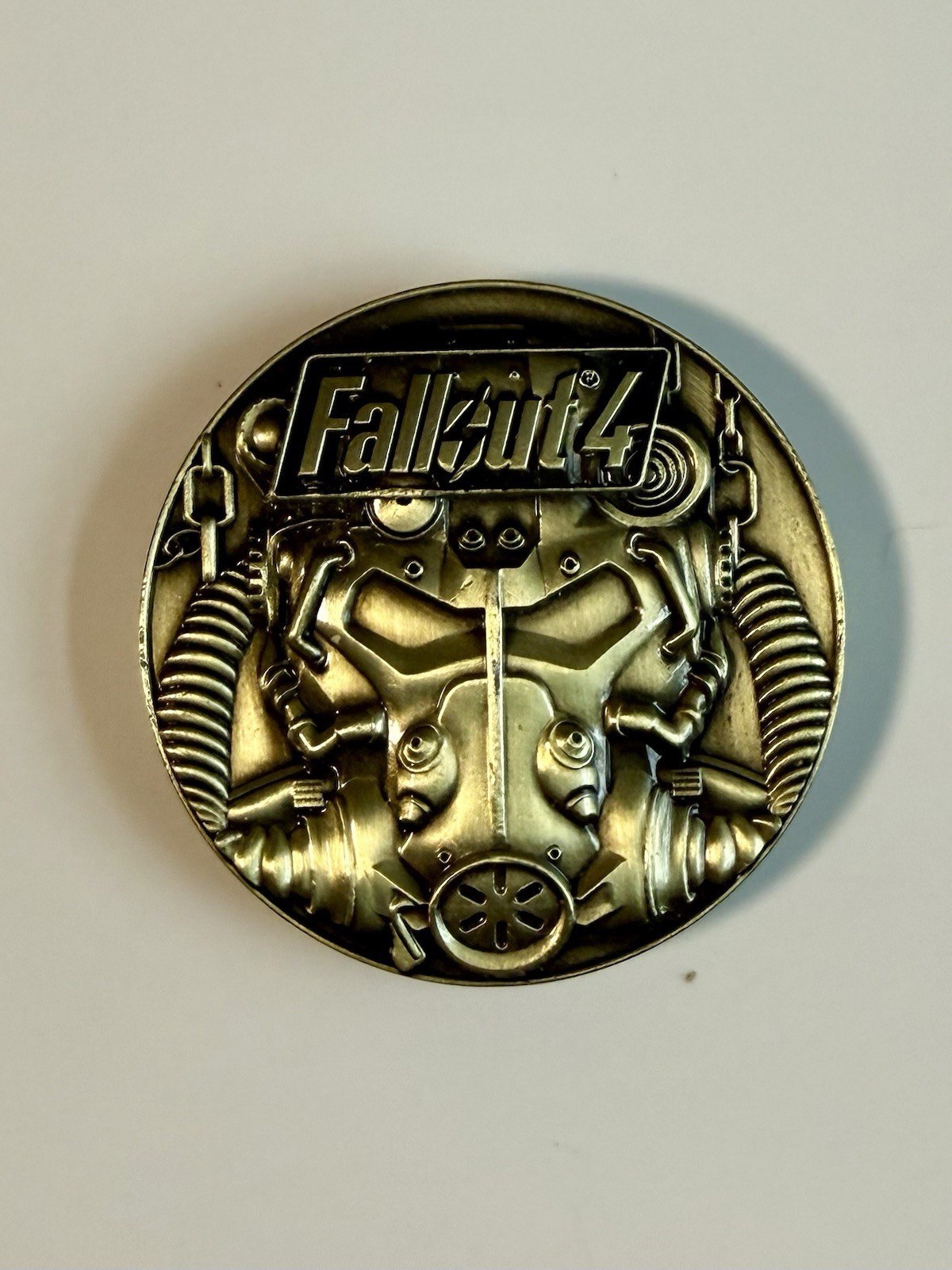 FALLOUT 4-BROTHERHOOD OF STEEL Military Rare Challenge Coin-Novelty Coin & Patch